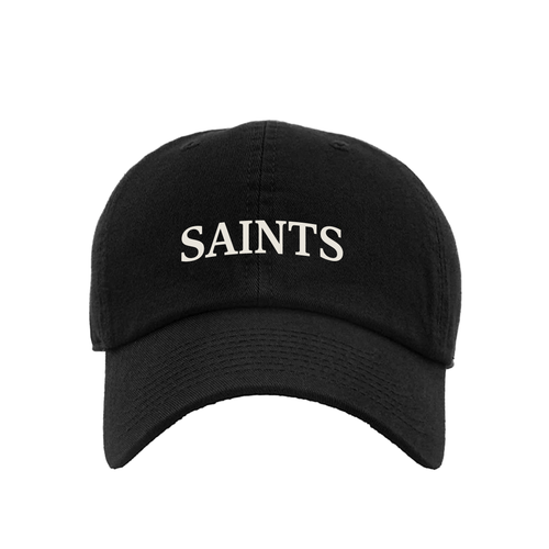 Saints Black Dad Hat